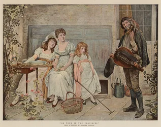 W trasie po prowincjach (chromolitho)